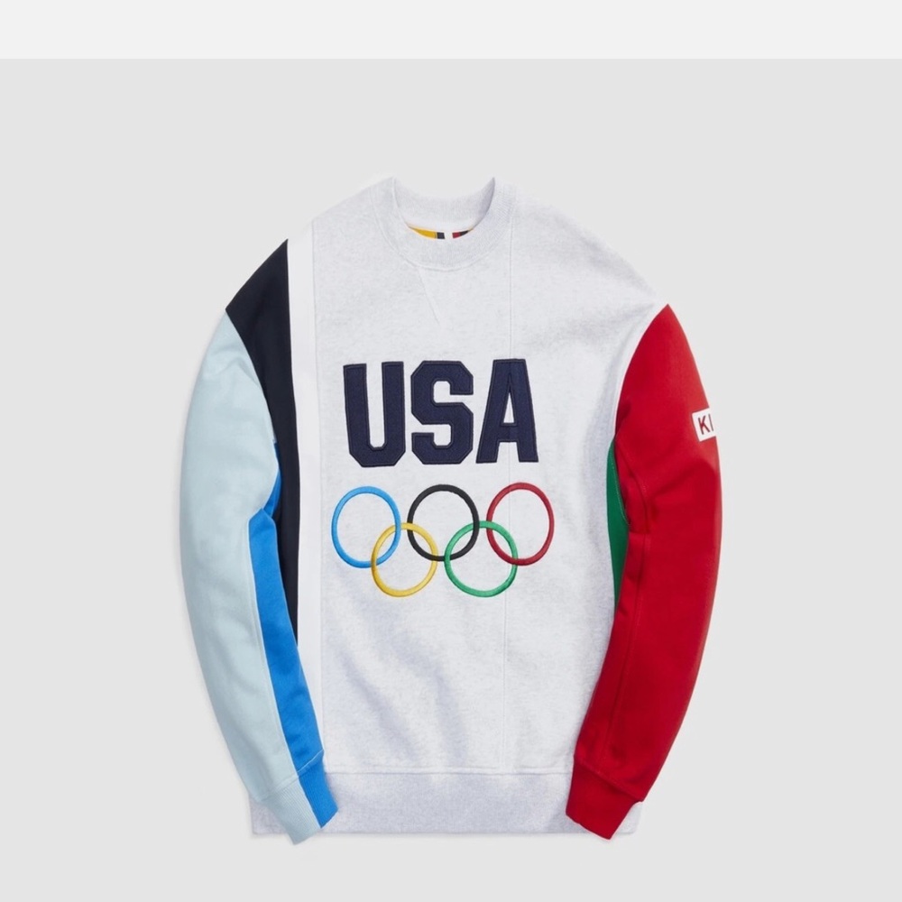 Kith Men's Crewneck Sweatshirt - Gray, Red, Blue-L
